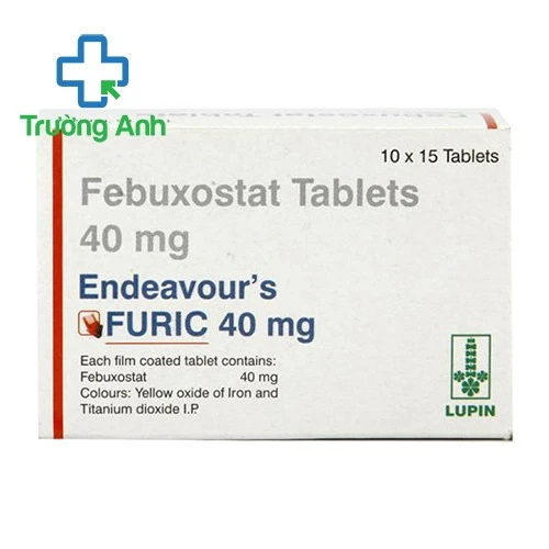 Furic 40 Lupin - Thuốc điều trị bệnh gút hiệu quả của Ấn Độ
