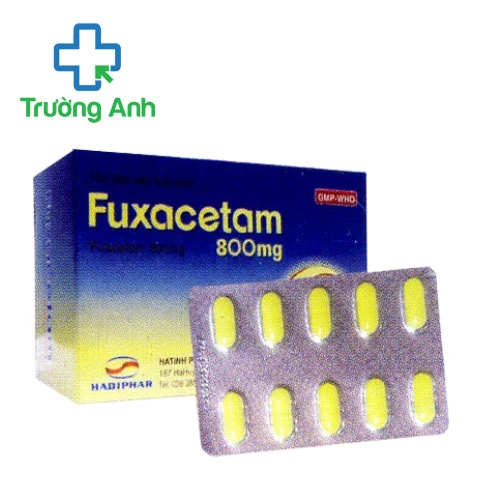 Fuxacetam 800mg Hadiphar - Thuốc điều trị chóng mặt hiệu quả