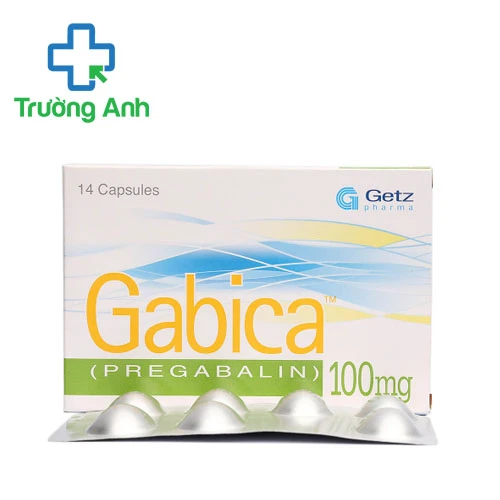 Gabica Capsule 100mg Getz Pharma - Thuốc hỗ trợ điều trị động kinh cục bộ