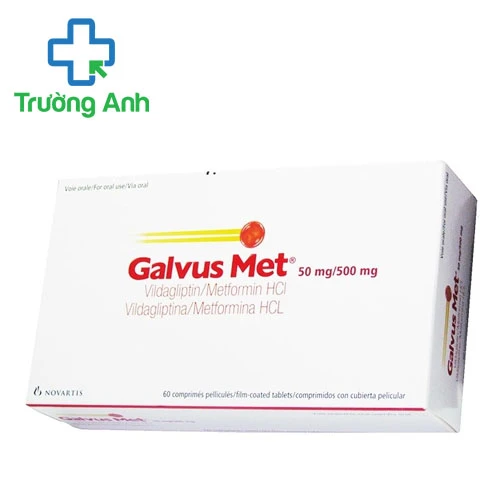Galvus Met 50mg/500mg - Thuốc điều trị đái tháo đường tuýp 2 hiệu quả  