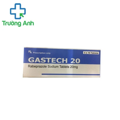 Gastech 20 - Thuốc điều trị viêm loét dạ dày, tá tràng hiệu quả