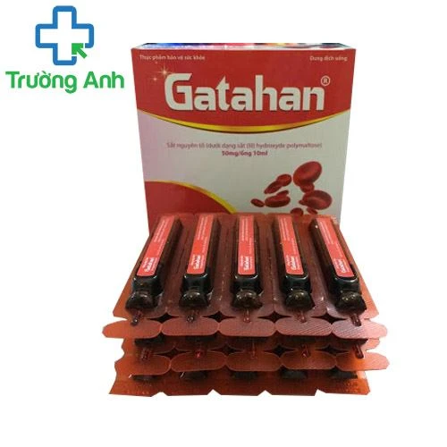 Gatahan - Giúp bổ sung sắt, hỗ trợ điều trị thiếu máu hiệu quả của Hataphar