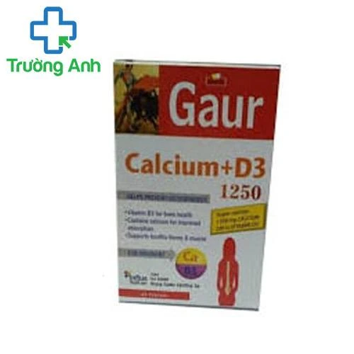 Gaur Calcium + D3 - Thuốc bổ sung vitamin và canxi hiệu quả
