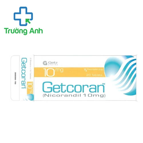 Getcoran Tablets 10mg Getz Pharma - Thuốc ngăn ngừa và điều trị đau thắt ngực