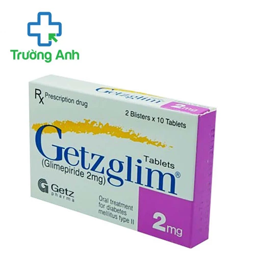 Getzglim 2mg Getz Pharma - Thuốc điều trị đái tháo đường loại 2 hiệu quả