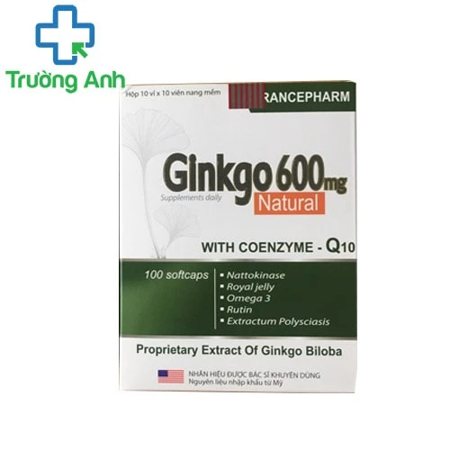 Ginkgo 600mg - Giúp làm tan cục máu động hiệu quả