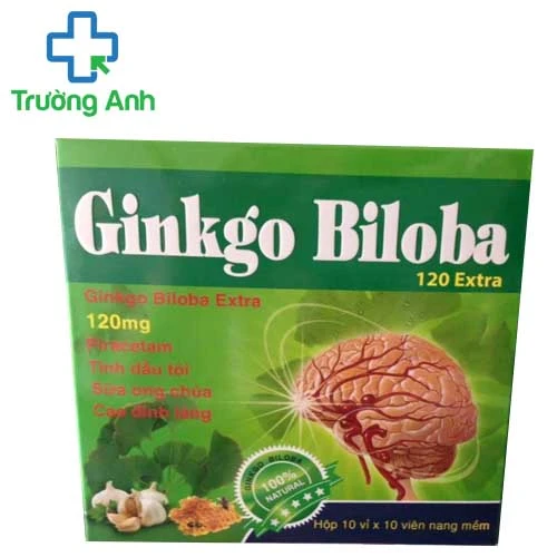 Ginkgo Biloba 120 Extra - Giúp tăng cường sức khỏe não hiệu quả
