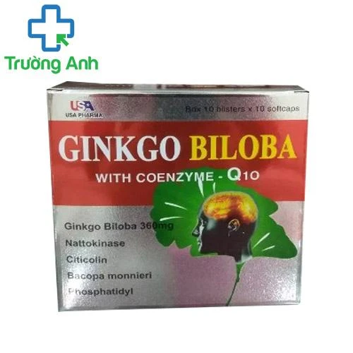 Ginkgo Biloba with coenzyme-Q10 USA - Giúp hoạt huyết dưỡng não hiệu quả