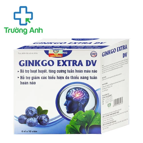 Ginkgo Extra DV 200mg - Tăng cường tuần hoàn máu não hiệu quả
