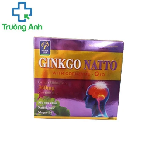 Ginkgo Natto with coenzym Q10-360mg Merck USA - Thuốc bổ não hiệu quả