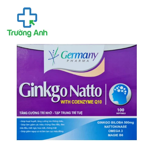 Ginkgo Natto With Coenzyme Q10 Germany Pharma - Hỗ trợ hoạt huyết