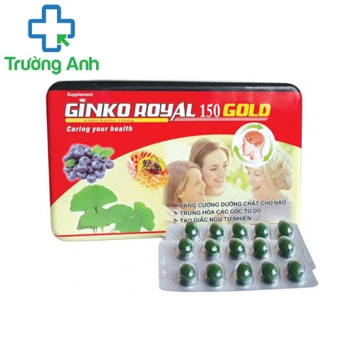 GINKO ROYAL 150MG GOLD - Giúp hoạt huyết, bổ não hiệu quả
