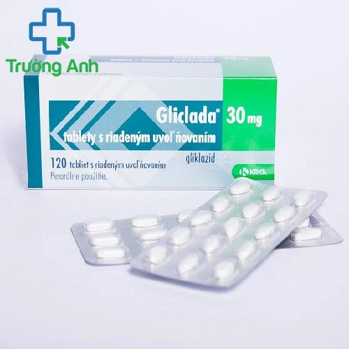 Gliclada 30mg KRKA - Thuốc điều trị tiểu đường không phụ thuộc insulin (type 2)