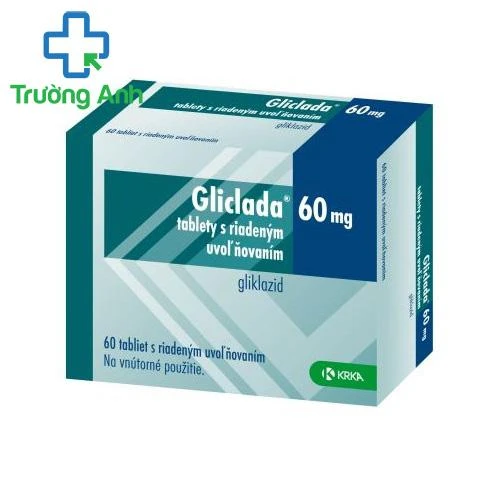 Gliclada 60mg KRKA - Thuốc điều trị tiểu đường không phụ thuộc insulin (type 2)