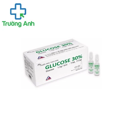 Glucose 30% - thuốc điều trị thiếu hụt carbohydrat hiệu quả