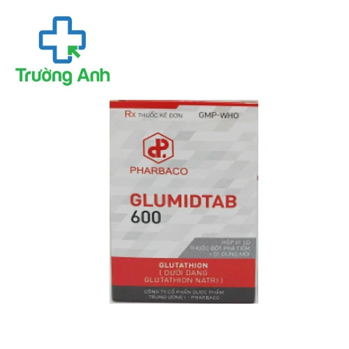 Glumidtab 600 (Glutathione) - Hỗ trợ điều trị ngộ độc