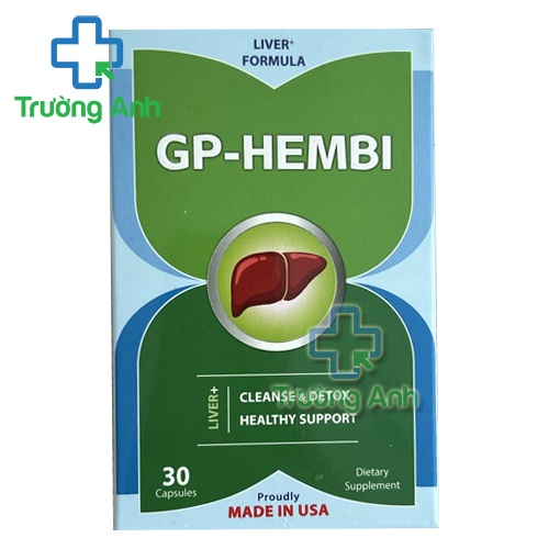 GP-Hembi - Giúp thải độc gan, hỗ trợ điều trị viêm gan hiệu quả