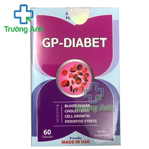GP Diabet - Hỗ trợ điều trị tiểu đường, giảm cholesterol hiệu quả của Mỹ