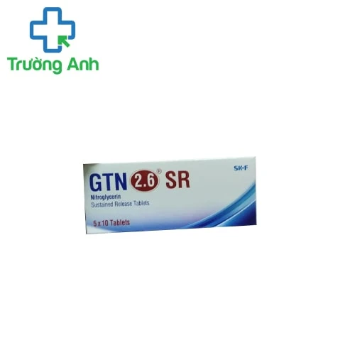 GTN 2,6mg SR - Thuốc tim mạch của Bangladesh