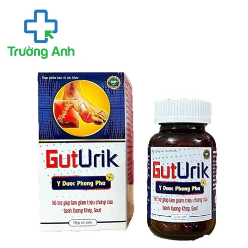 GutUrik (lọ 60 viên) - Hỗ trợ giảm triệu chứng bệnh gout hiệu quả