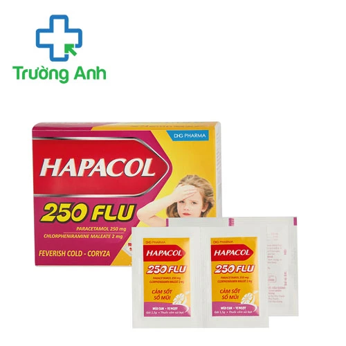 Hapacol 250 Flu (cốm) - Thuốc giảm đau hạ sốt hiệu quả 