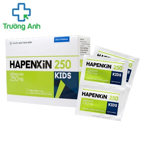 Hapenxin 250mg Kids - Thuốc điều trị nhiễm khuẩn đường hô hấp hiệu quả