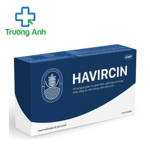 Havircin - Hỗ trợ giảm ho, đau rát họng hiệu quả