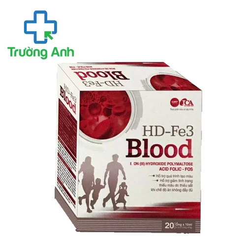 HD-Fe3 Blood - Thực phẩm giúp bổ sung sắt và acid folic hiệu quả