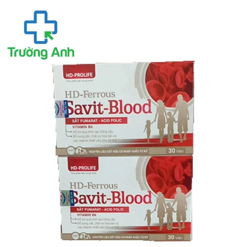 HD-Ferrous Savit-Blood - Thực phẩm giúp bổ sung sắt và acid folic hiệu quả