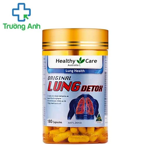 Healthy Care Original Lung Detox 180 viên - Giúp long đờm, giảm ho hiệu quả
