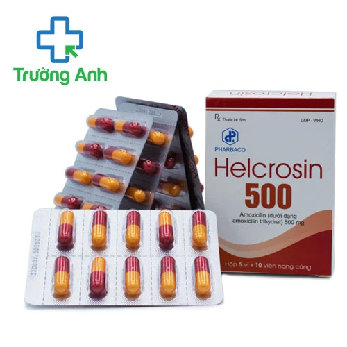 Helcrosin 500mg Pharbaco - Thuốc điều trị nhiễm khuẩn hiệu quả