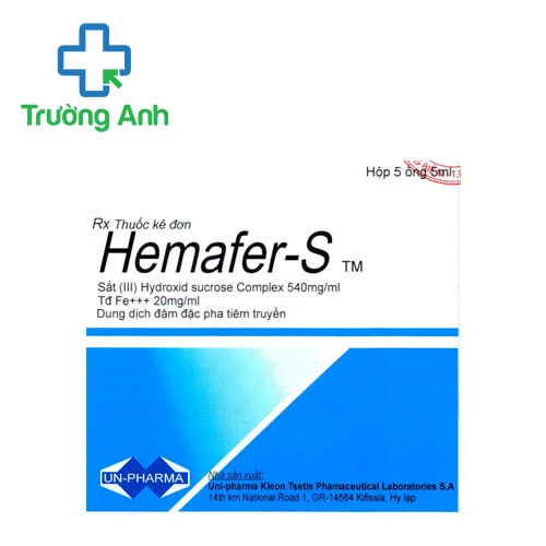 Hemafer-S - Thuốc điều trị thiếu sắt hiệu quả của Hy Lạp