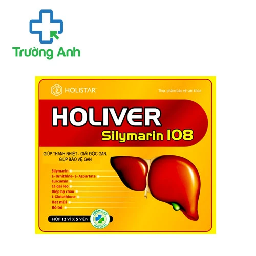 Holiver Silymarin 108 - Hỗ trợ tăng cường chức năng gan hiệu quả