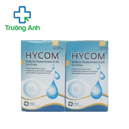 Hycom NTC - Giảm triệu chứng khô mắt mỏi mắt hiệu quả