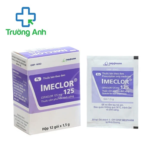 Imeclor 125 Imexpharm - Thuốc điều trị tiêu nhầy đường hô hấp