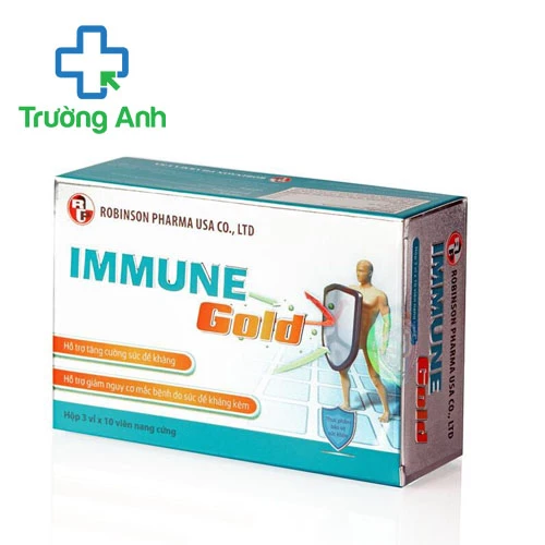 Immune Gold Robinson Pharma - Hỗ trợ tăng cường sức đề kháng hiệu quả 