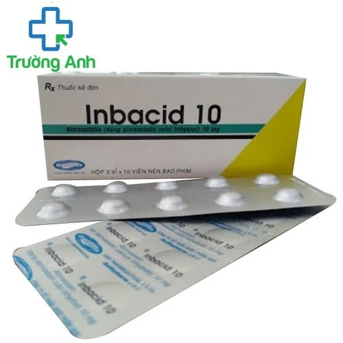 Inbacid 10mg - Thuốc làm giảm cholesterol máu hiệu quả của Savipharm
