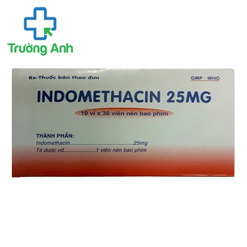 Indomethacin 25mg Armephaco - Thuốc điều trị viêm xương khớp hiệu quả