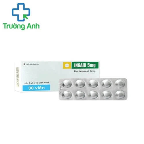 Ingair 5mg - Thuốc phòng và điều trị hen phế quản hiệu quả của TV.Pharm