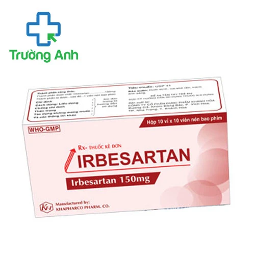 Irbesartan 150mg Khapharco - Thuốc điều trị tăng huyết áp hiệu quả