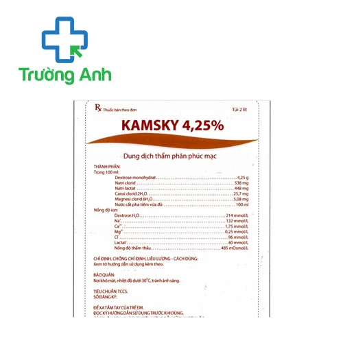 Kamsky 4,25% - Dung dịch thẩm phân phúc mạc hiệu quả
