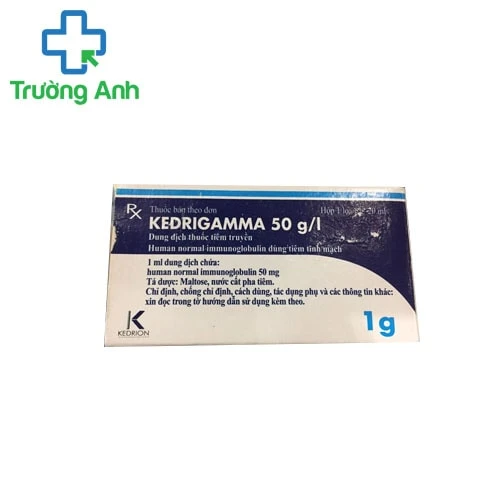 Kedrigamma 1g 20ml - Thuốc giúp tăng cường hệ miễn dịch hiệu quả của Kedrion
