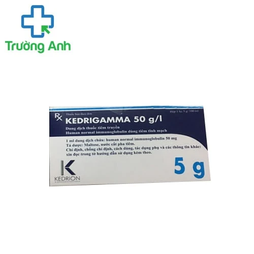 Kedrigamma 5g 100ml - Thuốc giúp tăng cường hệ miễn dịch hiệu quả của Kedrion