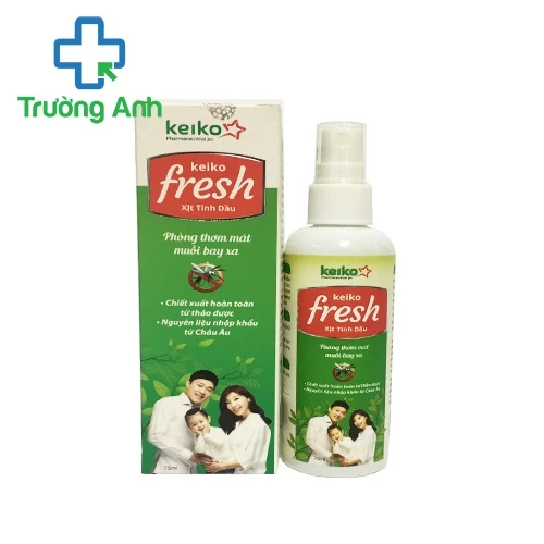 Keiko Fresh - Xịt tinh dầu chống muỗi hiệu quả