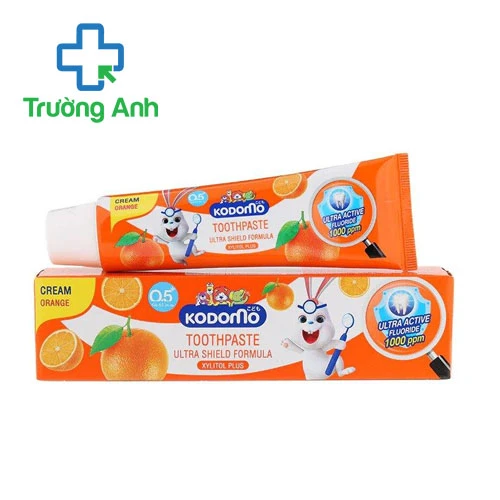 Kem đánh răng Kodomo Thái Lan 40g (hương cam)  Bảo vệ răng miệng hiệu quả