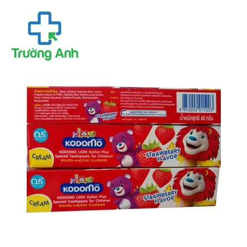 Kem đánh răng Kodomo Thái Lan 40g (hương dâu) - Ngăn ngừa sâu răng