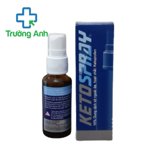 Ketospray Pharbil Waltrop - Dung dịch xịt ngoài da giúp giảm đau hiệu quả
