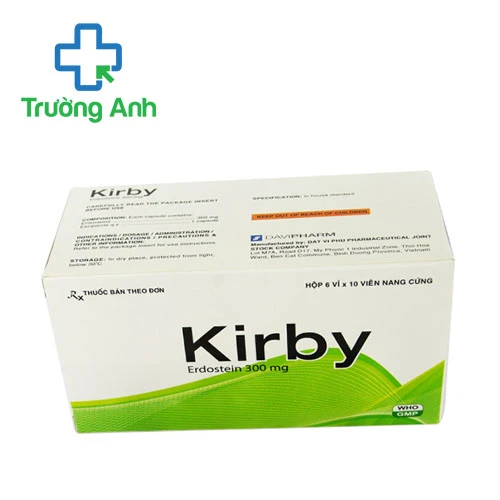Kirby 300mg - Thuốc điều trị viêm phế quản hiệu quả