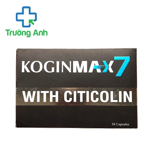Koginmax 7 With Citicolin - Hỗ trợ tăng cường tuần hoàn não hiệu quả