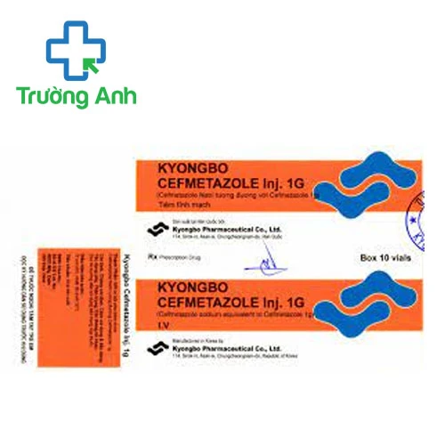 Kyongbo Cefmetazole Inj. 1g - Thuốc điều trị nhiễm khuẩn hiệu quả của Hàn Quốc